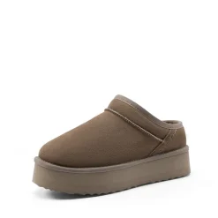 Women’s Genuine Suede Platform Slippers