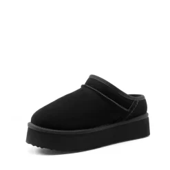 Women’s Genuine Suede Platform Slippers
