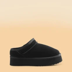 Women’s Genuine Suede Platform Slippers