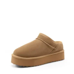 Women’s Genuine Suede Platform Slippers