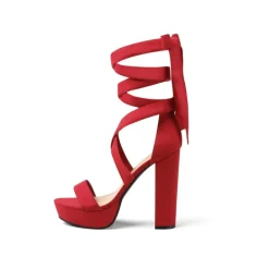 Women's High Heel Platform Gladiator Sandals