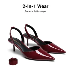 Women’s 2-in-1 Detachable Strap Heels