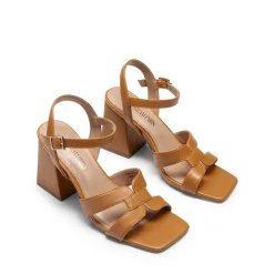 Women’s Interlocking Strap Block Heel Sandals