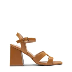 Women’s Interlocking Strap Block Heel Sandals