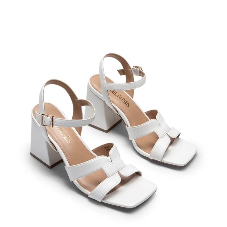 Women’s Interlocking Strap Block Heel Sandals