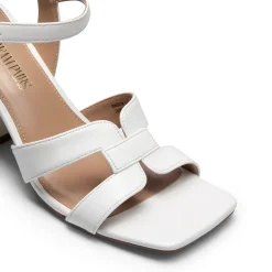 Women’s Interlocking Strap Block Heel Sandals