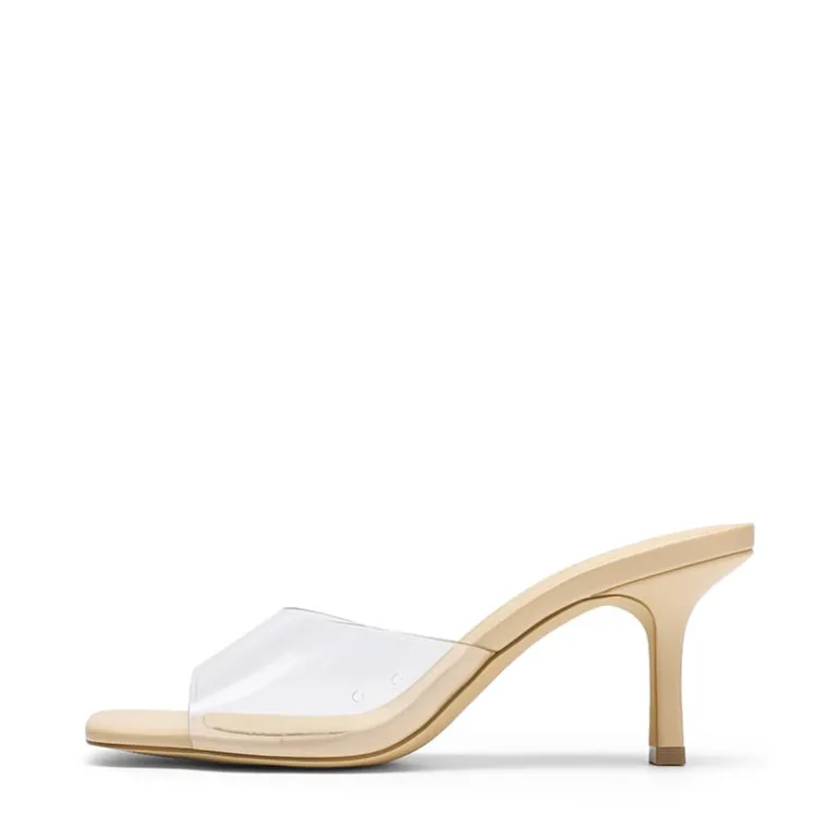 Women’s Kitten Heel Square Toe Sandals