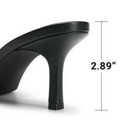 Women’s Kitten Heel Square Toe Sandals