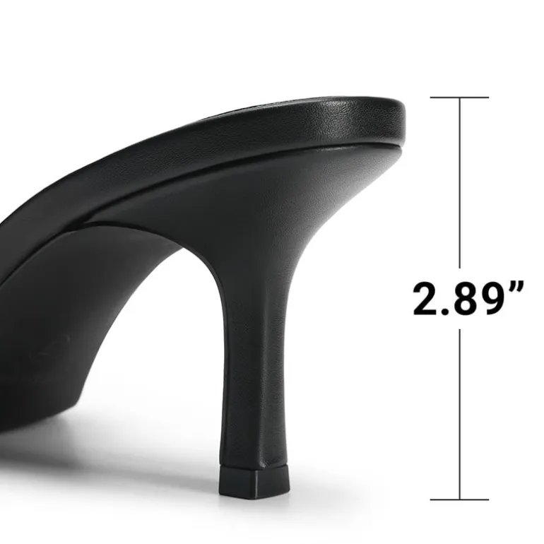 Women’s Kitten Heel Square Toe Sandals