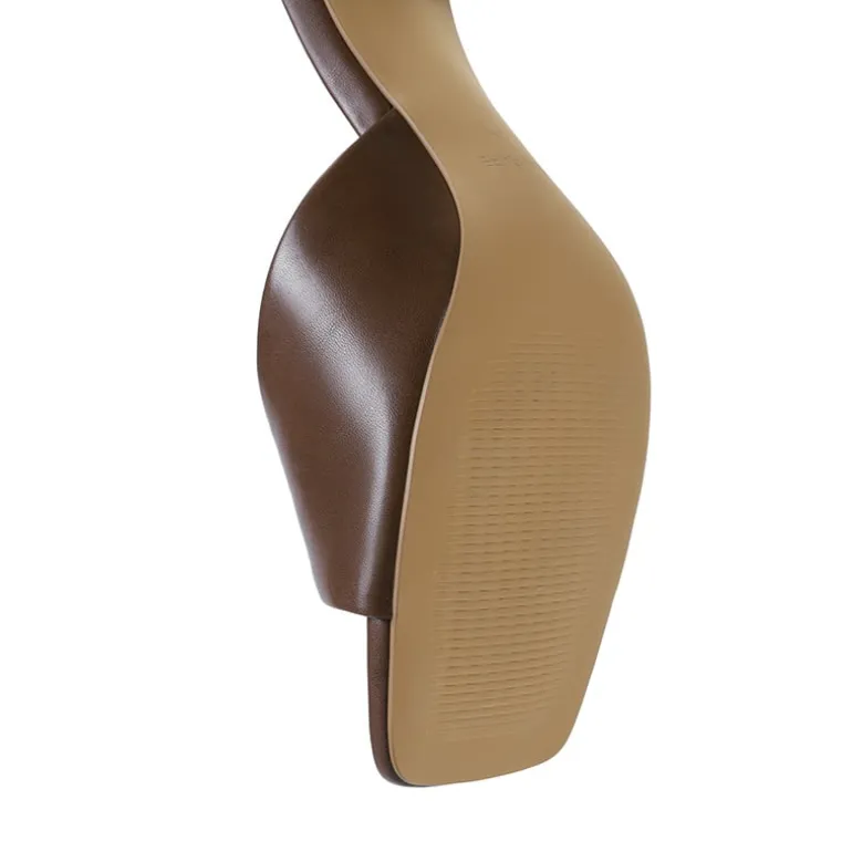 Women’s Kitten Heel Square Toe Sandals