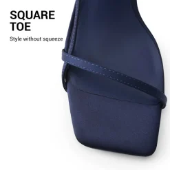 Women’s Kitten Heels with Crossover Straps