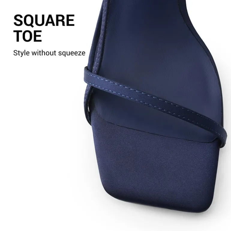 Women’s Kitten Heels with Crossover Straps