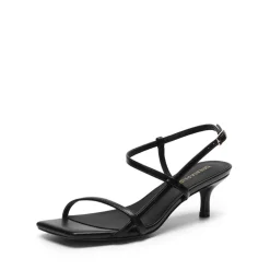 Women’s Kitten Heels with Crossover Straps