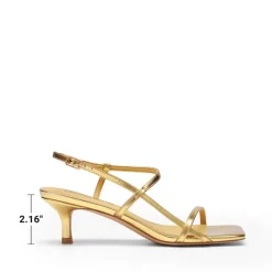 Women’s Kitten Heels with Crossover Straps