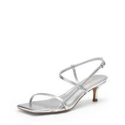 Women’s Kitten Heels with Crossover Straps