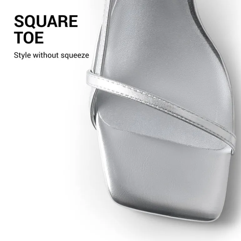 Women’s Kitten Heels with Crossover Straps