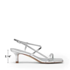 Women’s Kitten Heels with Crossover Straps