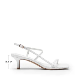 Women’s Kitten Heels with Crossover Straps