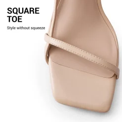 Women’s Kitten Heels with Crossover Straps
