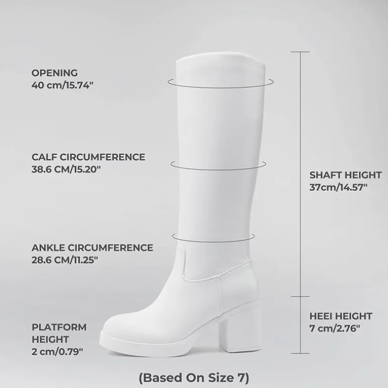 Women’s Knee-High Block Heel Boots