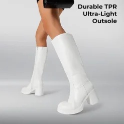 Women’s Knee-High Block Heel Boots