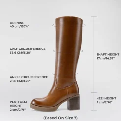 Women’s Knee-High Block Heel Boots