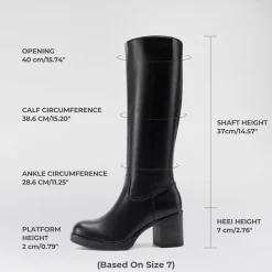 Women’s Knee-High Block Heel Boots