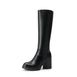 Women’s Knee-High Block Heel Boots