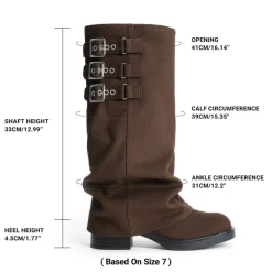 Women’s Knee-High Moto Boots