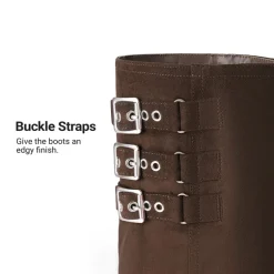 Women’s Knee-High Moto Boots