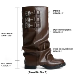 Women’s Knee-High Moto Boots
