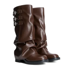 Women’s Knee-High Moto Boots