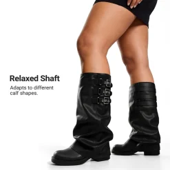 Women’s Knee-High Moto Boots