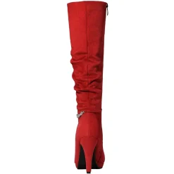 Women's Knee-High Platform Heeled Boots