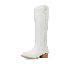 Women’s Knee-High Western Block Heel Boots