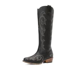 Women’s Knee-High Western Block Heel Boots