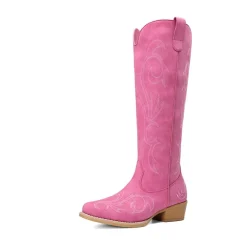 Women’s Knee-High Western Block Heel Boots
