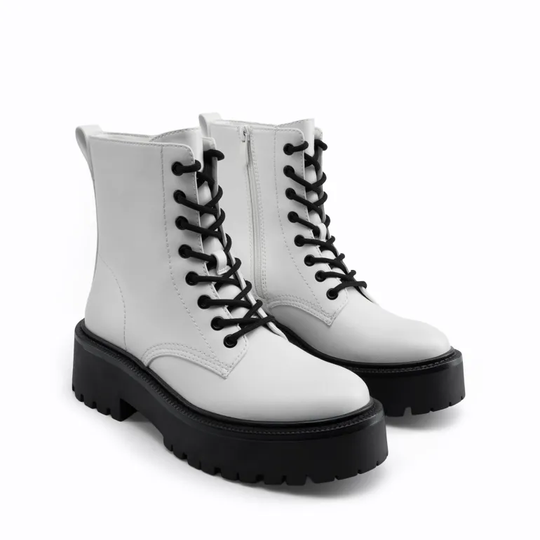 Women’s Lace-Up Combat Ankle Boots