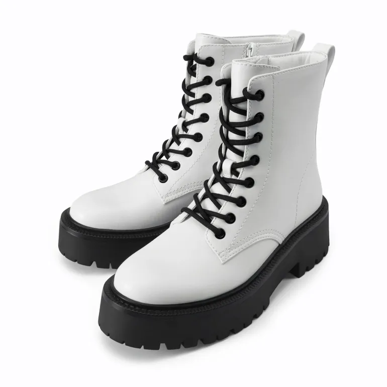 Women’s Lace-Up Combat Ankle Boots