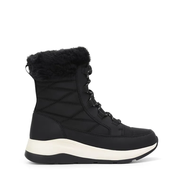 Women’s Lace-up Fur Snow Boots