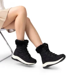 Women’s Lace-up Fur Snow Boots