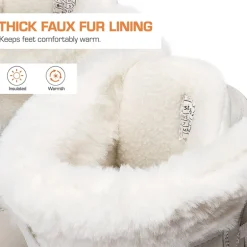 Women’s Lace-up Fur Snow Boots
