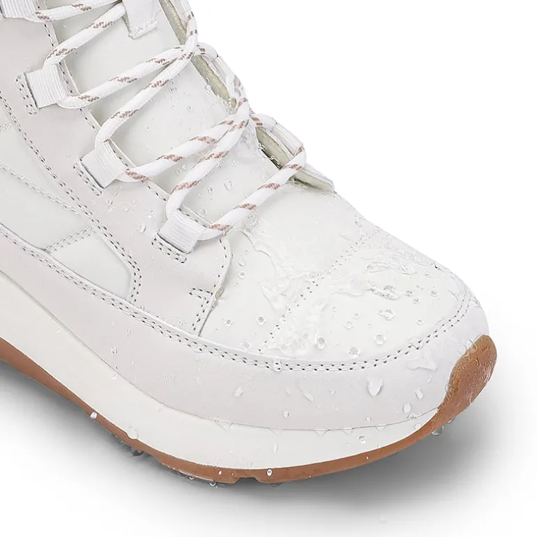 Women’s Lace-up Fur Snow Boots