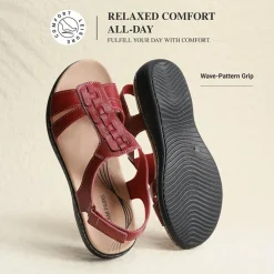 Women’s Lightweight Flat Sandals with Arch Support