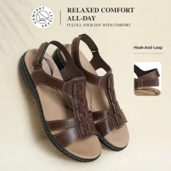 Women’s Lightweight Flat Sandals with Arch Support