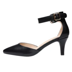 Women's Low Heel Ankle Strap Pumps