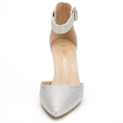 Women's Low Heel Ankle Strap Pumps