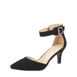Women's Low Heel Ankle Strap Pumps