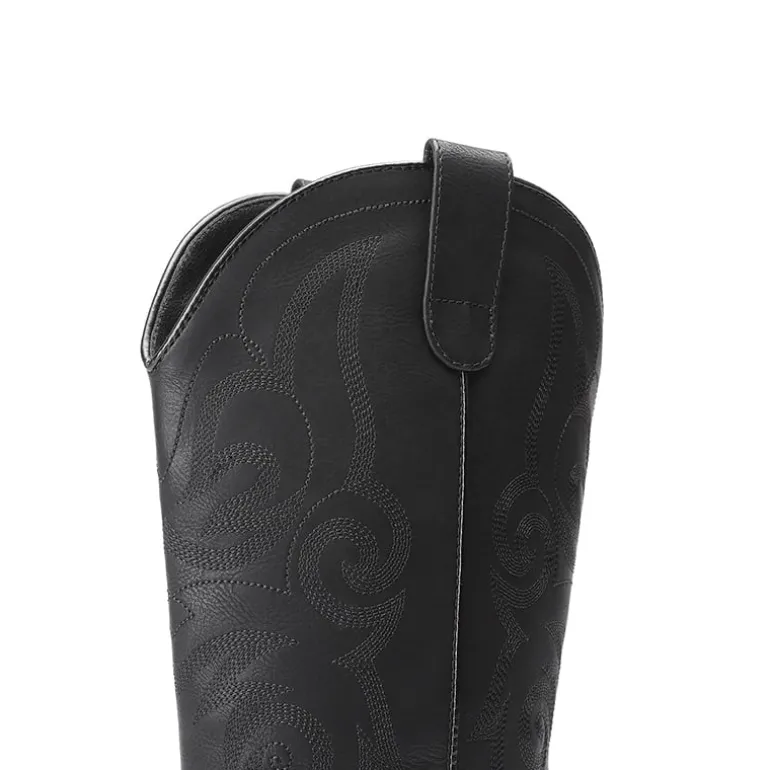 Women’s Mid-Calf Embroidered Cowboy Boots