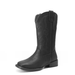 Women’s Mid-Calf Embroidered Cowboy Boots